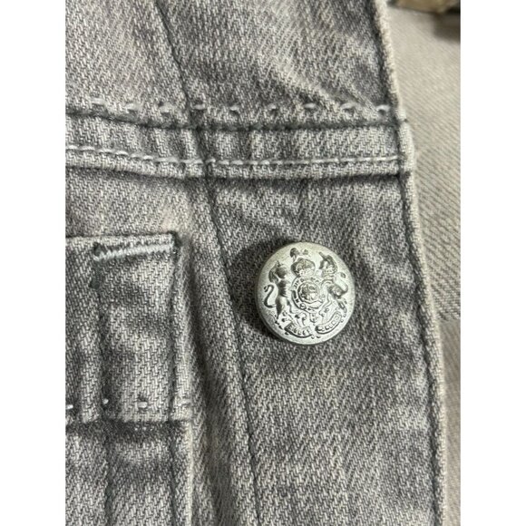 CAbi Women's Denim Jacket in Faded Gray Wash - Sz S - Picture 4 of 6